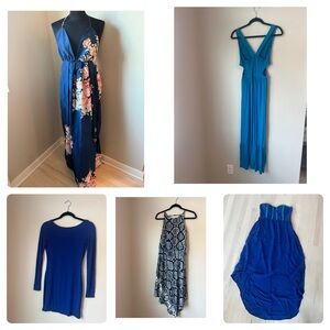Bundle of blue women’s dresses size small